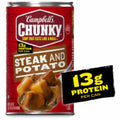 Campbell's Chunky Steak and Potato Soup 18.8 oz Can