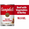 Campbell's® Condensed Beef Soup With Vegetables and Barley, 10.5 oz Can