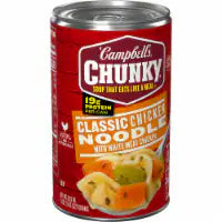 Campbell's Chunky Classic Chicken Noodle Soup, 18.6 oz Can