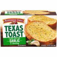 Pepperidge Farm Texas Toast Frozen Garlic Bread 8 Slices 11.25 oz