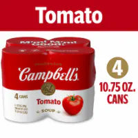 Campbell's Condensed Tomato Soup 4 ct / 10.5 oz