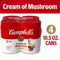 Campbell's® Condensed Cream of Mushroom Soup 4 ct / 10.5 oz