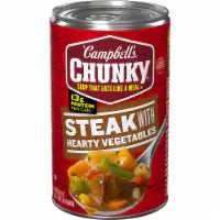 Campbell's® Chunky® Soup Steak With Hearty Vegetables Soup 18.8 oz