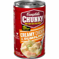 Campbell's Chunky Soup, Creamy Chicken and Dumplings Soup, 18.8 Oz Can