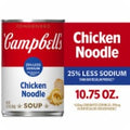 Campbell's® Condensed 25% Less Sodium Chicken Noodle Soup 10.75 oz