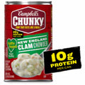 Campbell's Chunky Soup Healthy Request New England Clam Chowder Soup 18.8 oz Can