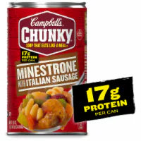Campbell's Chunky Minestrone Soup with Italian Sausage 18.8 Oz Can