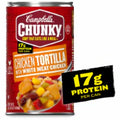 Campbell's Chunky Soup Chicken Tortilla Soup with Grilled White Meat Chicken 18.6 Oz Can