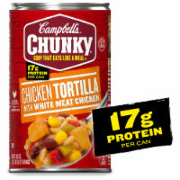 Campbell's Chunky Soup Chicken Tortilla Soup with Grilled White Meat Chicken 18.6 Oz Can