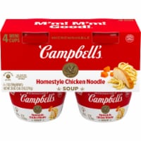 Campbell's® Homestyle Chicken Noodle Soup Microwavable Bowl 4 ct / 7 oz