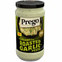 Prego Creamy Roasted Garlic Pesto Pasta Sauce 14.5 oz