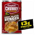 Campbell's Chunky Cheesy Jalapeno Burger with Bacon Bits Soup 18.8 oz