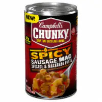 Campbell's® Chunky® Spicy Sausage Mac Soup Can 18.8 oz