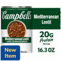 Campbell's® Protein Mediterranean Lentil Soup, 16.3 Oz Can