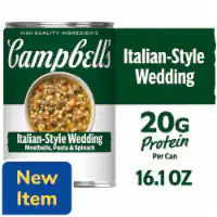 Campbell's® Protein Italian Style Wedding Soup, 16.1 Oz