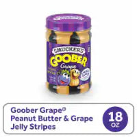 Smucker’s Goober Grape, Peanut Butter & Grape Jelly Stripes 18 oz