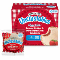 Smucker’s Uncrustables Peanut Butter & Strawberry Jam Sandwiches 10 count