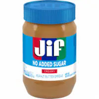 Jif Creamy No Added Sugar Peanut Butter 33.5 oz