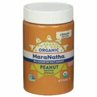 MaraNatha® Organic No Sugar or Salt Added Creamy Peanut Butter Spread 16oz