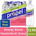 Propel® Passionfruit Guava Energy Boost Electrolyte Water Beverage Sports Drink 12 pk / 16.9 fl oz