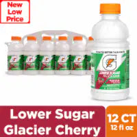 Gatorade® Lower Sugar Glacier Cherry Sports Drink Mini Multipack Bottles 12 ct / 12 fl oz
