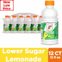 Gatorade® Lower Sugar Lemonade Sports Drink Mini Multipack Bottles 12 ct / 12 fl oz