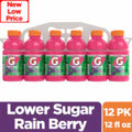 Gatorade® Lower Sugar Rain Berry Sports Drink Mini Multipack Bottles 12 ct / 12 fl oz