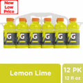 Gatorade Lemon Lime Sports Drink Multipack Bottles 12 pk / 12 fl oz