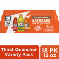 Gatorade® Red Yellow Orange Sports Drink Variety Pack Bottles 18 bottles / 12 fl oz