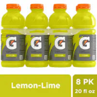 Gatorade® Lemon Lime Sports Drink Multipack Bottles 8 pk / 20 fl oz