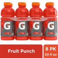 Gatorade® Red Fruit Punch Sports Drink Multipack Bottles 8 pk / 20 fl oz