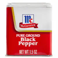McCormick® Pure Ground Black Pepper 1.5 oz