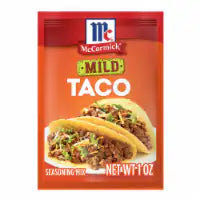 McCormick Mild Taco Seasoning Mix 1 oz