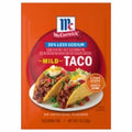 McCormick 30% Less Sodium Mild Taco Seasoning Mix 1 oz