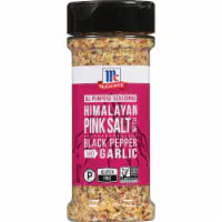 McCormick Himalayan Pink Salt with Black Pepper and Garlic All Purpose Seasoning 6.5 oz