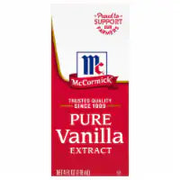 McCormick All Natural Pure Vanilla Extract, 4.0 fl oz