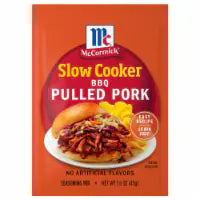 McCormick Slow Cooker Barbecue Pulled Pork Seasoning Mix 1.6 oz