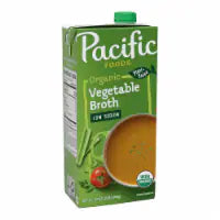 Pacific Foods® Low Sodium Organic Vegetable Broth Carton 32 oz