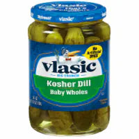 Vlasic Kosher Keto Friendly Dill Baby Whole Pickles 24 oz