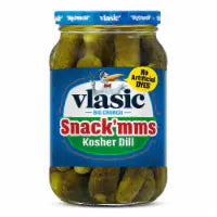 Vlasic Snack'mms Kosher Dill Mini Pickles, Keto Friendly 16 OZ