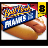Ball Park Frank Hot Dogs chicken and pork 8ct