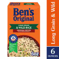 Ben's Original Original Recipe Long Grain Rice & Wild Flavored Rice, 6 oz Box