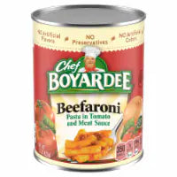 Chef Boyardee® Beefaroni® Microwave Pasta Canned Food