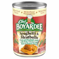 Chef Boyardee Spaghetti and Meatballs in Tomato Sauce, Ready-to-Eat Meal, 14.5 oz Can