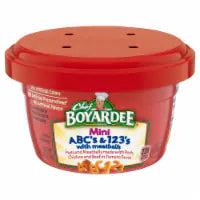 Chef Boyardee® Mini ABC's & 123's with Meatballs Microwavable Cup 7.5oz