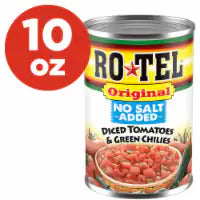 Rotel Original No Salt Added Diced Tomatoes and Green Chilies 10 OZ