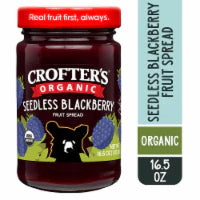 Crofter's® Organic Seedless Blackberry Premium Fruit Spread 16.5 oz