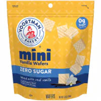 Voortman Bakery® Zero Sugar Mini Vanilla Wafer Cookies