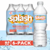 Splash Refresher Mandarin Orange Flavored Bottled Water 16.9 fl. oz.