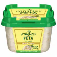 Athenos Crumbled Traditional Feta Cheese 6 oz